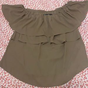 New York & Company Ruffle Blouse